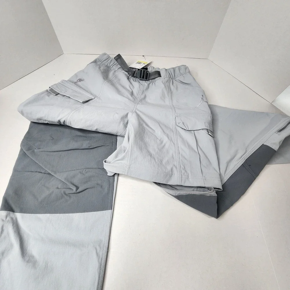 Nike Jordan X SoleFly Cargo Pants Smoke Gray Size Small (DV7517-077) NWT $150